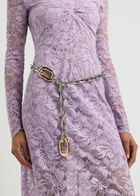 Rabanne XL Link Two-tone Chain Belt - Silver - One Size
