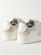 Acne Studios - Leather and Suede Sneakers - White