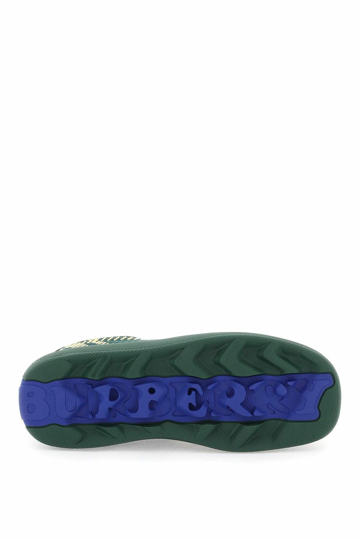 BURBERRY sneaker box with check processing Green Burberry