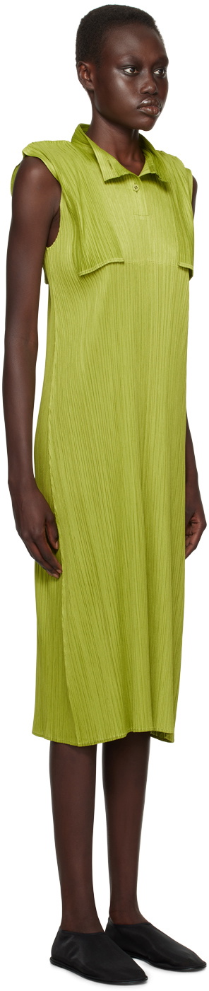 スカート PLEATS PLEASE ISSEY MIYAKE 'Grainy Colors' dress Green GRAINY COLORS – ISSEY MIYAKE ONLINE STORE
