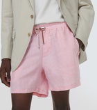 Loro Piana Bay linen Bermuda shorts