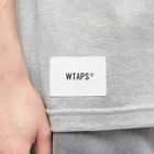 WTAPS Men's 5 Cut & Sew Back Print T-Shirt in Ash Grey