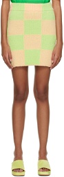 Stine Goya Pink & Green Andria Mini Skirt