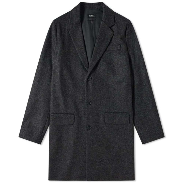 Photo: A.P.C. Majordome Wool Chesterfield Coat