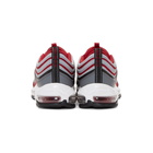 Nike Red and Grey Air Max 97 Sneakers