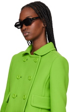 LOEWE Black Slim Logo Sunglasses