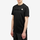 Moncler Men's Tonal Logo T-Shirt in Black