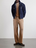 Les Tien - Straight-Leg Cotton-Jersey Sweatpants - Brown