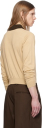 Camiel Fortgens Beige & Brown 70s Cardigan