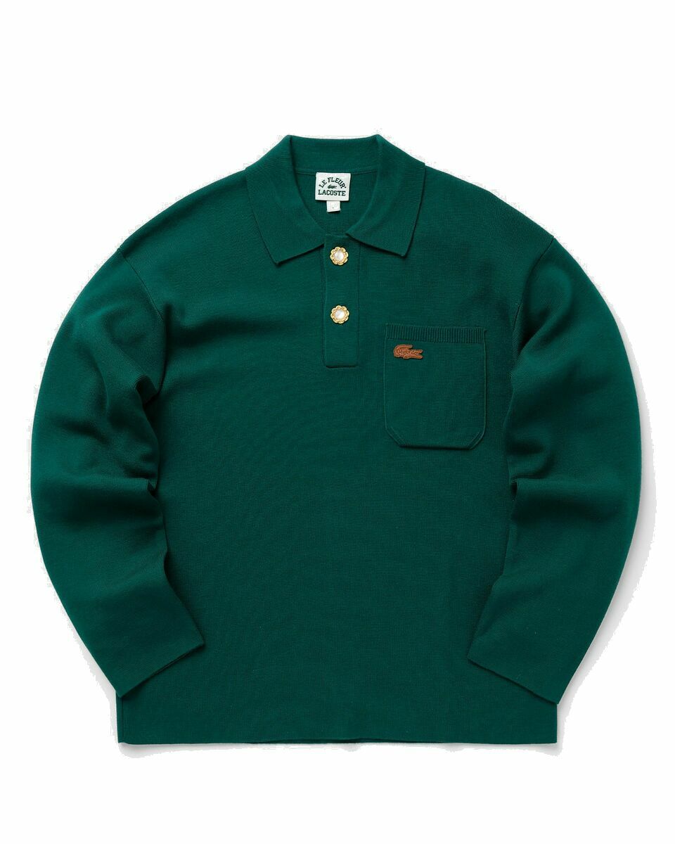 Photo: Lacoste X Le Fleur Pullover Green - Mens - Pullovers