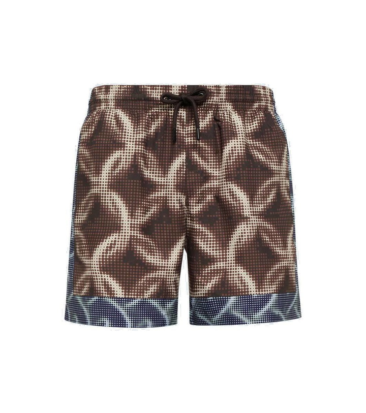 Photo: Dries Van Noten Printed swim trunks