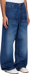ABRA Blue Mini Skirt Jeans