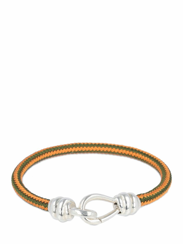 Photo: DODO - Nodo Silver & Cotton Cord Bracelet