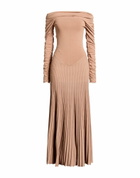 Khaite Womens Maxi dress in Beige