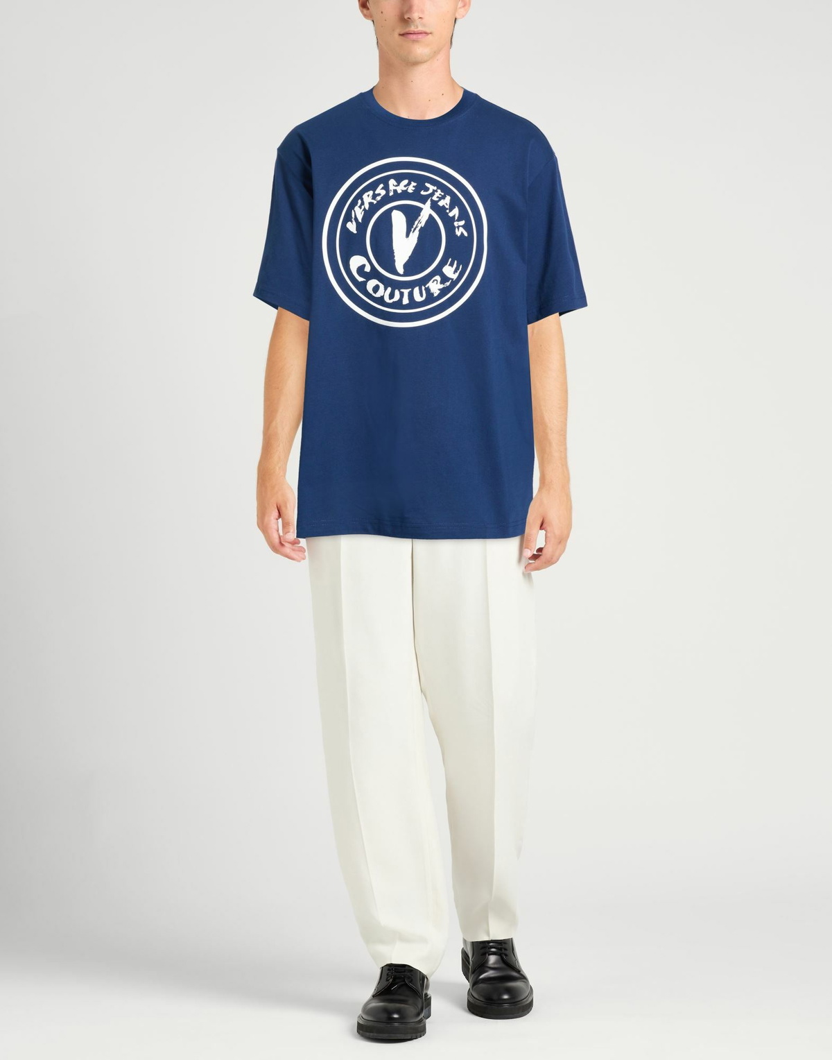 Versace Jeans Couture Mens T-shirt in Navy