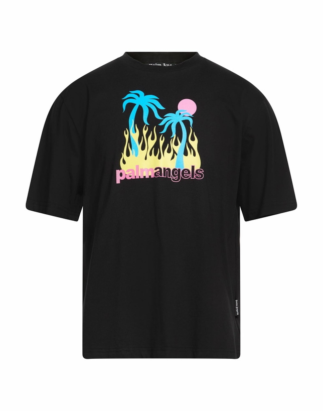 Photo: Palm Angels Mens T-shirt in Black