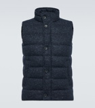 Herno - Wool and silk-blend padded vest