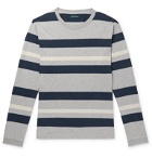 J.Crew - 1994 Striped Mélange Cotton-Jersey T-Shirt - Gray