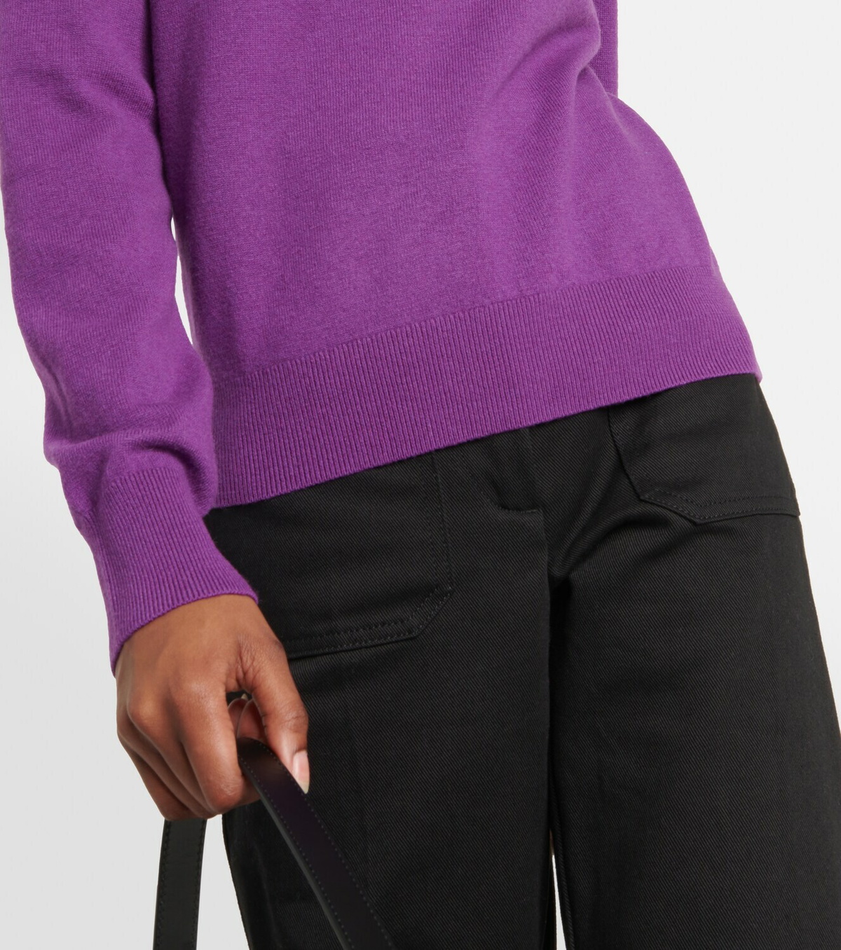A.P.C. Embroidered virgin wool sweater