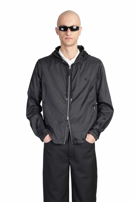 Photo: Courrèges Casual Jacket In Black Polyamide