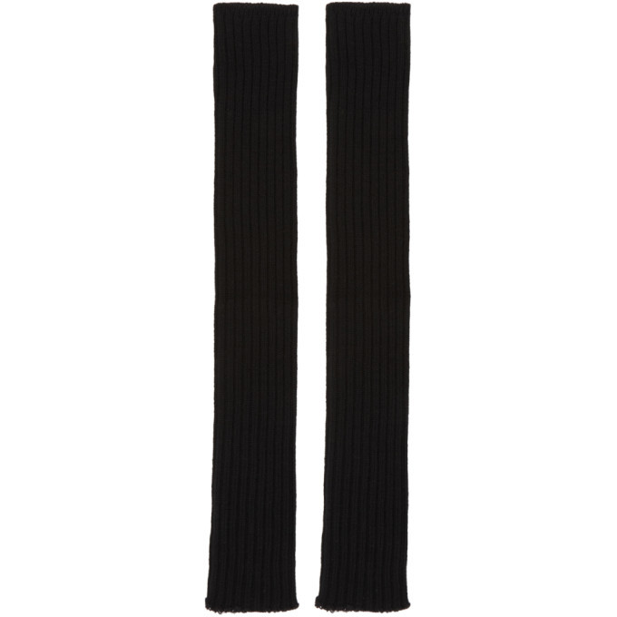 Rick Owens Black Arm Warmers Rick Owens
