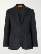 Barena - Pinstriped Wool-Blend Blazer - Gray