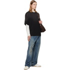 AMIRI Black Bandana Patch Oversized T-shirt