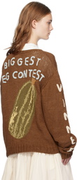 Story mfg. Brown Twinsun Knit Cardigan