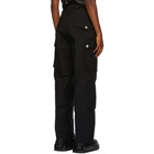 Sankuanz Black Ripstop Cargo Pants