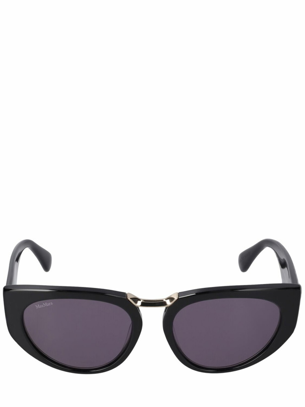 Photo: MAX MARA Bridge1 Round Acetate Sunglasses