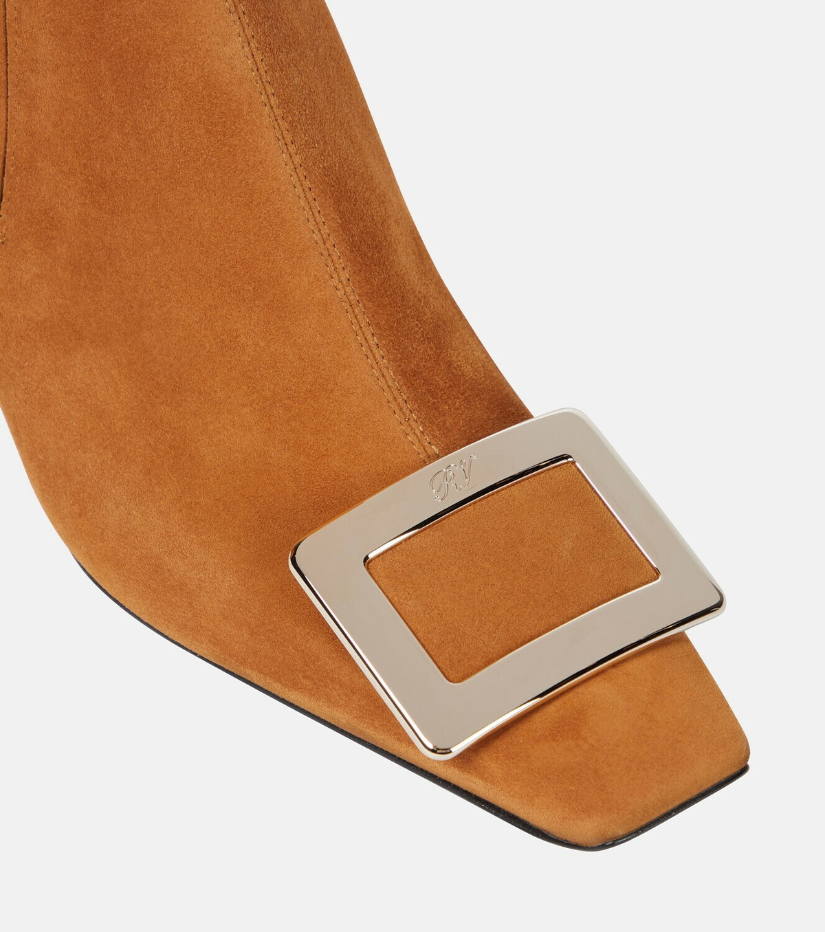 Roger Vivier Belle Vivier suede Chelsea boots