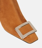 Roger Vivier Belle Vivier suede Chelsea boots