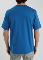 Amiri Staggered Logo Cotton T-shirt Blue