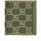 Gucci Men's GG Scarf in Olive