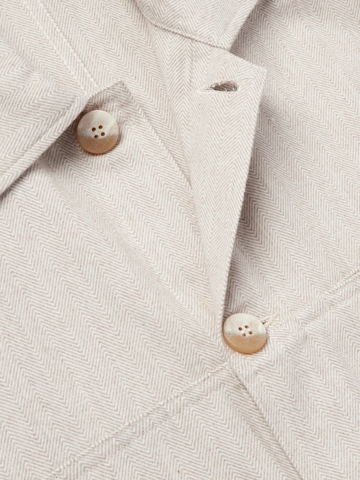 Frescobol Carioca - Belford Cotton and Cashmere-Blend Jacket - Neutrals