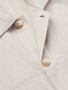 Frescobol Carioca - Belford Cotton and Cashmere-Blend Jacket - Neutrals