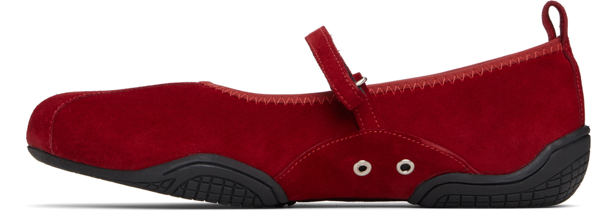 Nicole Saldaña Red Sophie Ballerina Flats