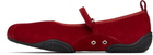 Nicole Saldaña Red Sophie Ballerina Flats