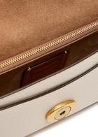 Coach Tabby Pebbled Leather Clutch - Ivory - One Size
