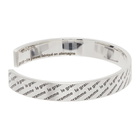 Le Gramme Silver Brushed Le 21 Grammes Logo 1 Bracelet