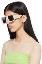 LOEWE Beige Paula's Ibiza Diving Mask Sunglasses