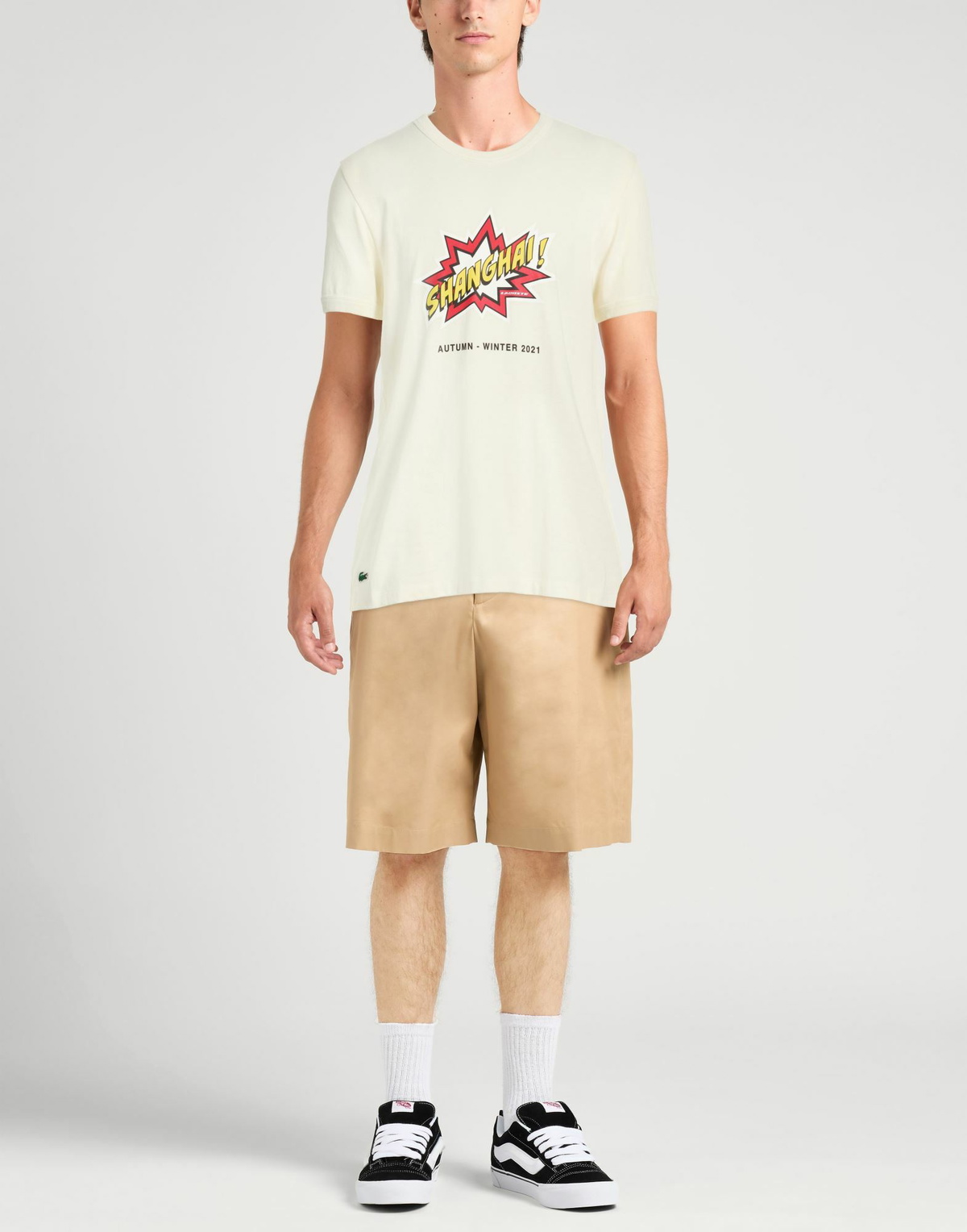 Lacoste Mens T-shirt in Beige