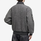 By Parra Men's Rounded Par Varsity Jacket in Dark Grey