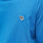 Paul Smith Men's Long Sleeve Zebra T-Shirt in Mid Blue