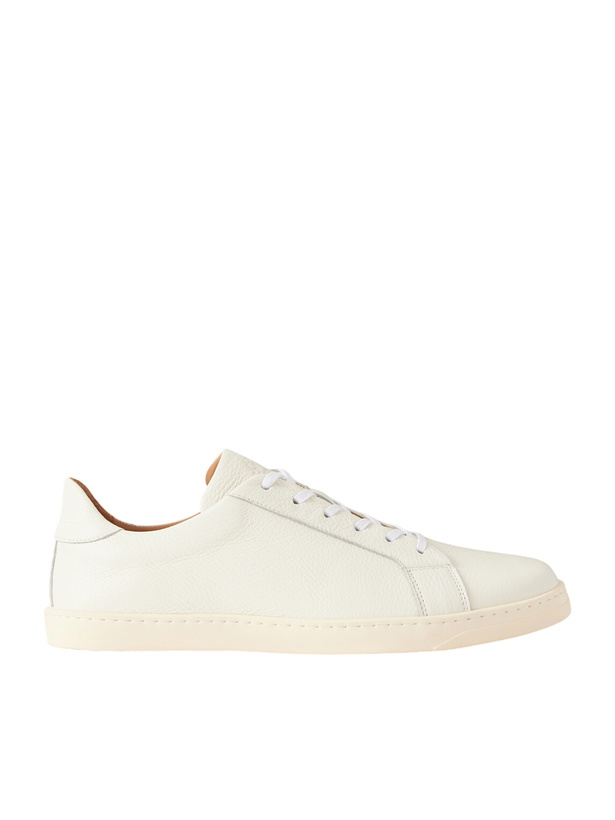 Photo: George Cleverley - Jack III Deerskin Sneakers - White