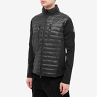 Moncler Grenoble Men's Tech Zip Knit Jacket in Black