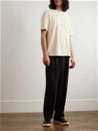 Jil Sander - Cotton-Blend Terry T-Shirt - Neutrals