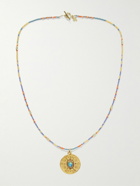 Peyote Bird - Virtuoso Gold-Plated Opal Beaded Necklace
