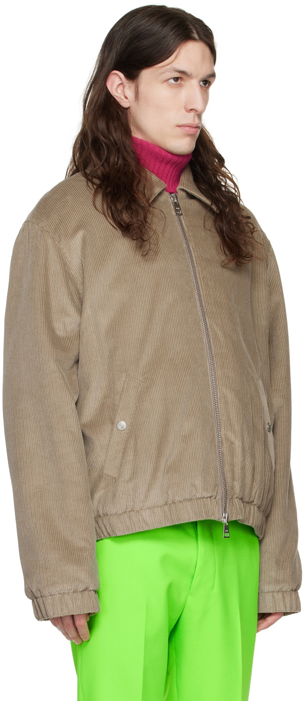AMI Alexandre Mattiussi Beige Ami De Cœur Jacket