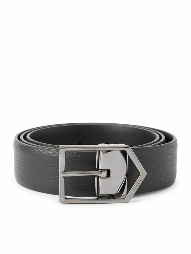 Photo: Canali - 3.5cm Leather Belt - Black